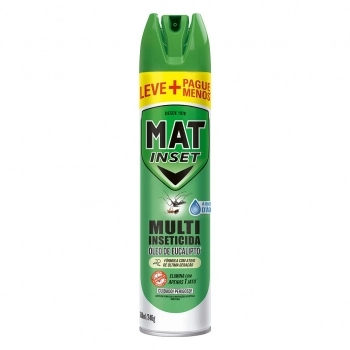 Mat Inset Aerossol Multi Eucalipto 360Ml Grátis 33%
