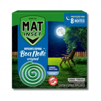 Mat Inset Boa Noite Original Espiral Com 8 Unidades
