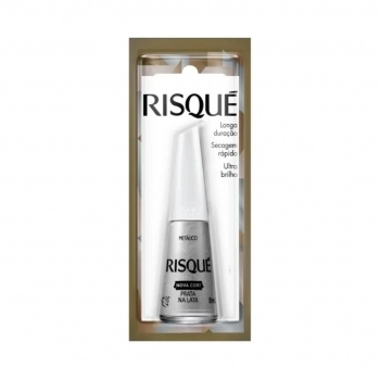 ESM.RISQUE MET PRATA NA LATA NU C/6