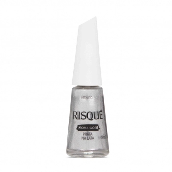 ESM.RISQUE MET PRATA NA LATA NU C/6