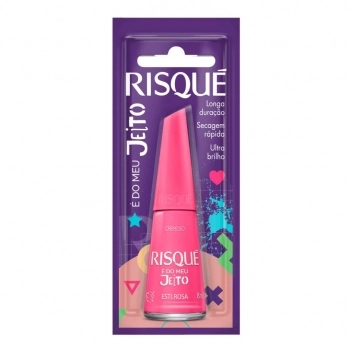 ESM.RISQUE CREM DO MEU JEITO ESTI ROSA C/6