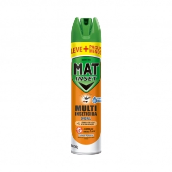 Mat Inset Aerossol Multi Inseticida 360Ml Grátis 33%