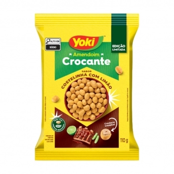 AMENDOIM YOKI CROCANTE COSTA E LIMAO 110G