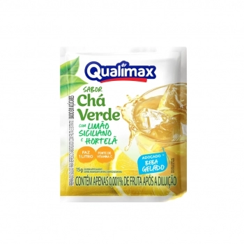 PO PARA BEBIDA TURMA QUALIMAX CHA CHA VERDE LIM CICILIANO HOT 15X15G