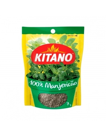 Tempero Manjericão Desidratado Kitano 7G