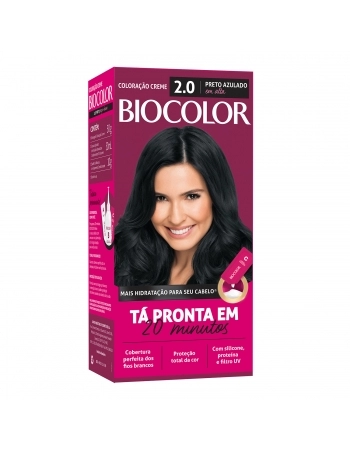 Tintura/Coloração Biocolor Mini Kit Preto Azulado Incrível 2.0