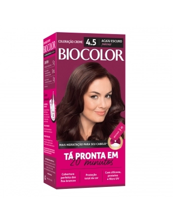 Tintura/Coloração Biocolor Mini Kit Acaju Escuro Poderoso 4.5
