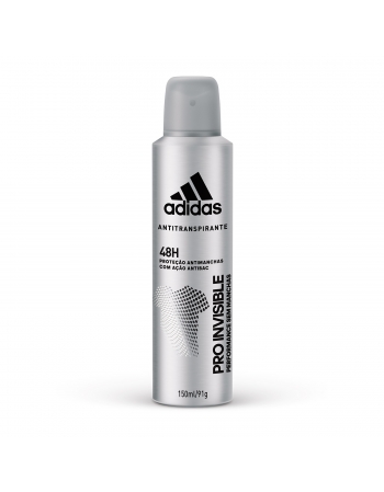 Desodorante Aerossol Antitranspirante Adidas Masculino Pro Invisible 150Ml