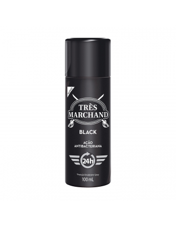 Desodorante Spray Très Marchand Masculino Black 100Ml